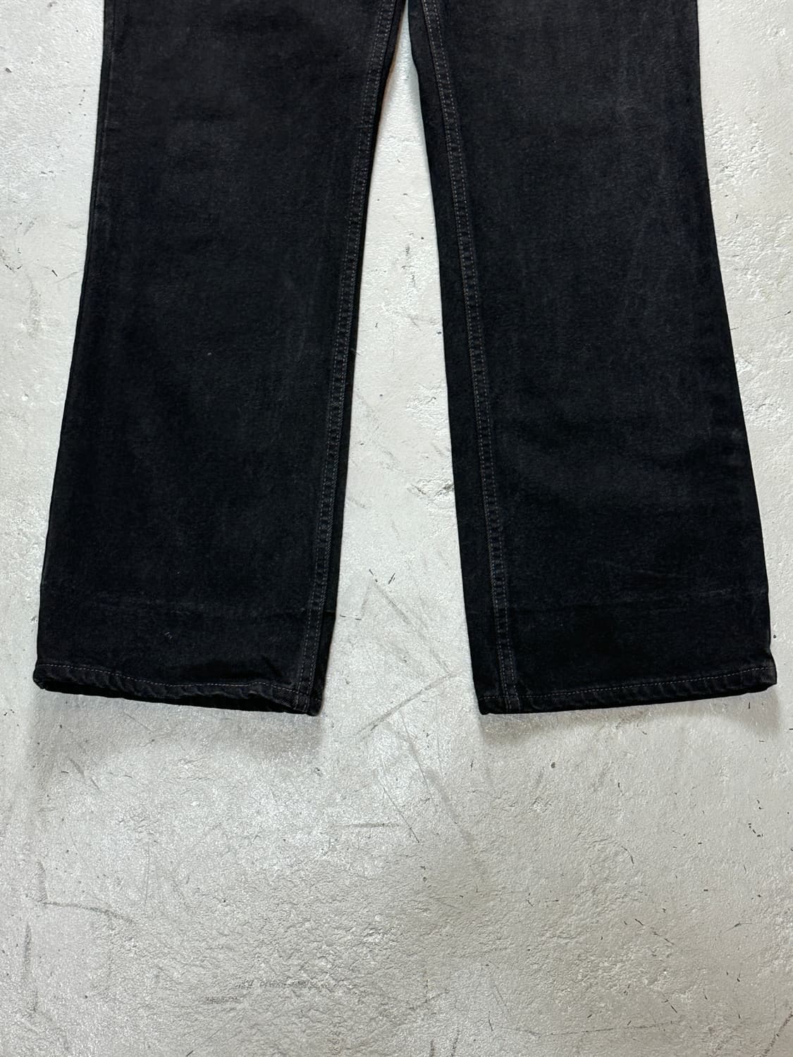 90's 리바이스 517 블랙 부츠컷 플레어진 상품이미지7