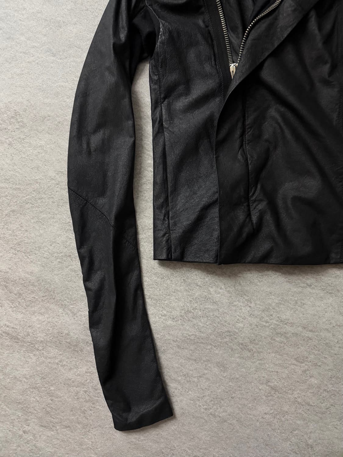 릭오웬스 램스킨 후드 레더자켓 상품이미지5