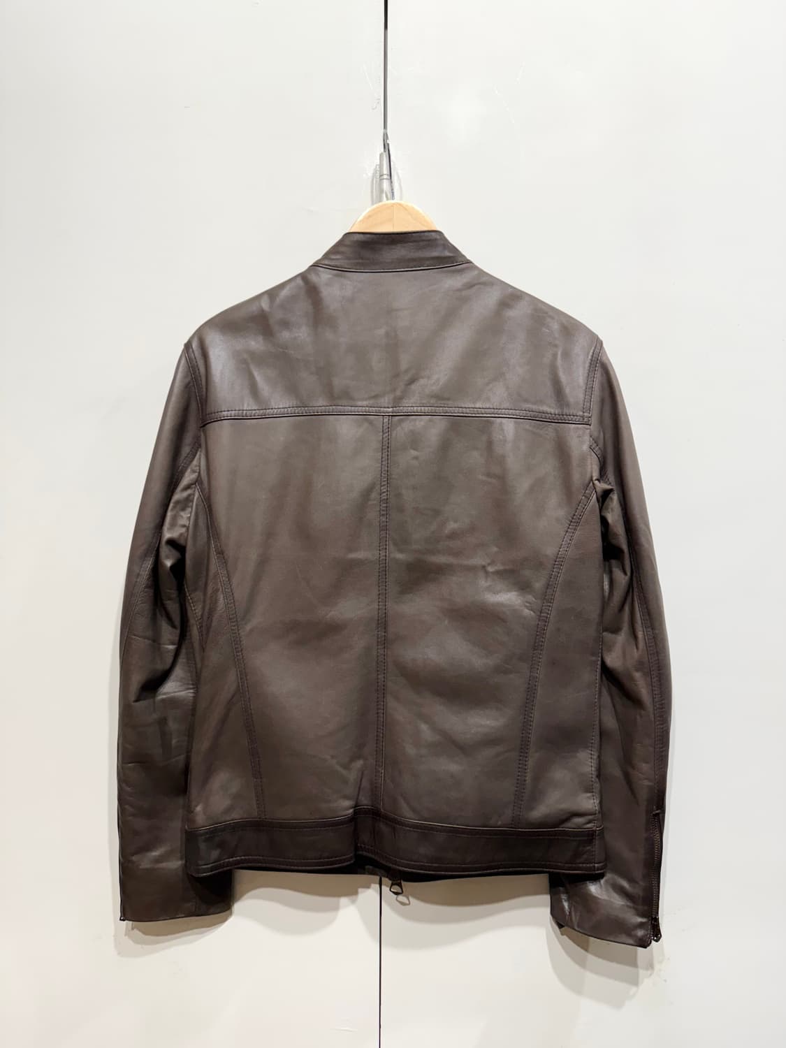 빠니깔레 카우 하이드 레더 자켓 상품이미지4