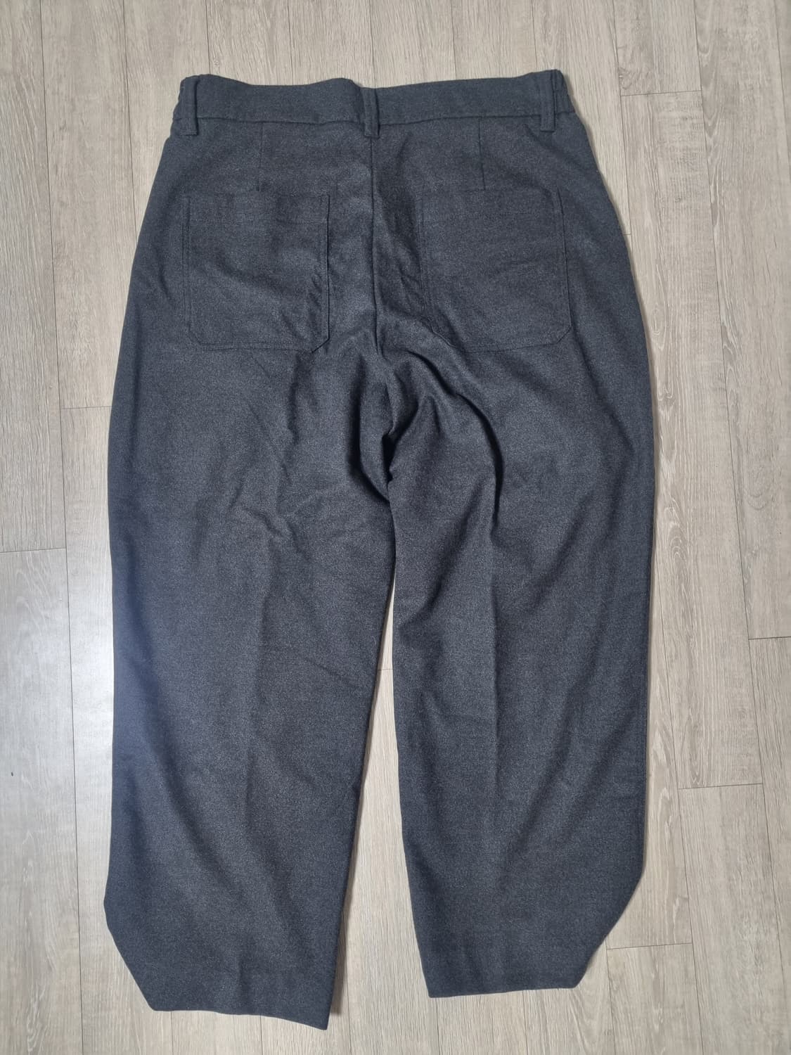 247시리즈 소프트브러시드 와이드팬츠 차콜 XL 상품이미지2