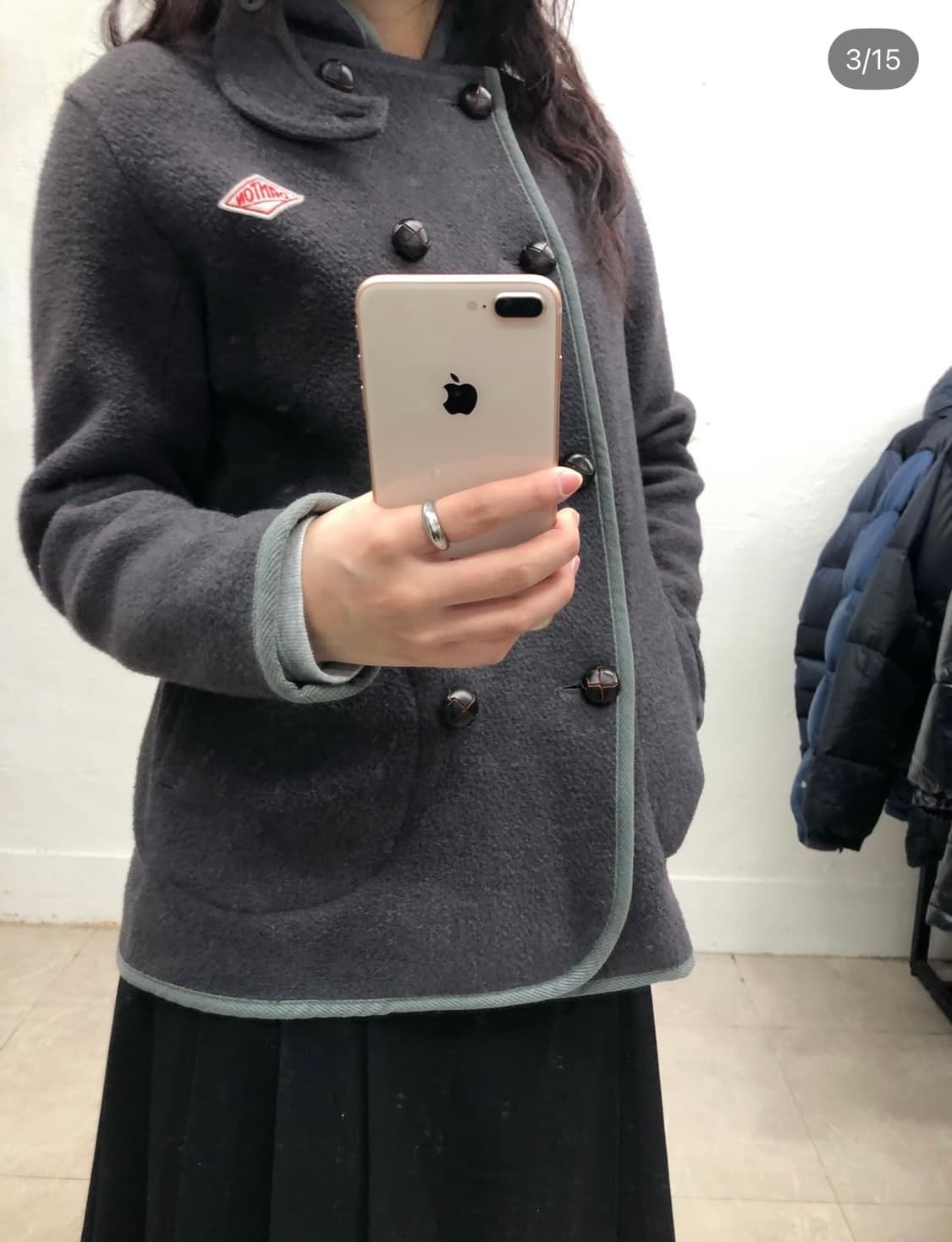 단톤 후드 코트 상품이미지2