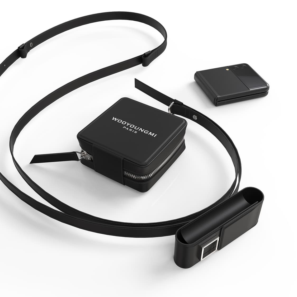 우영미 가죽 미니 크로스백 상품이미지1