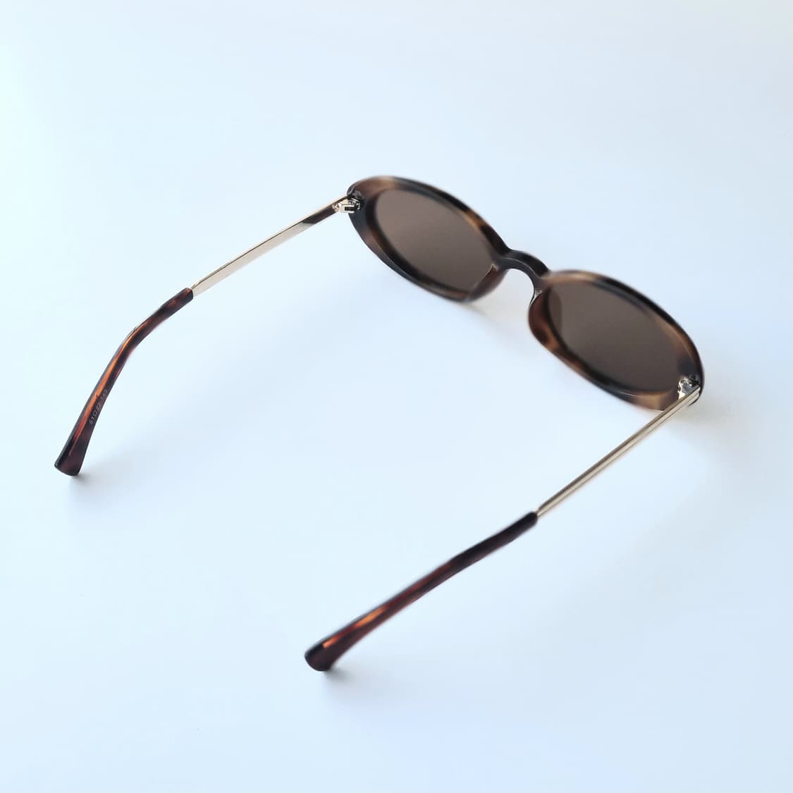 레트로 긱시크 오벌 브라운 호피 선글라스 상품이미지8