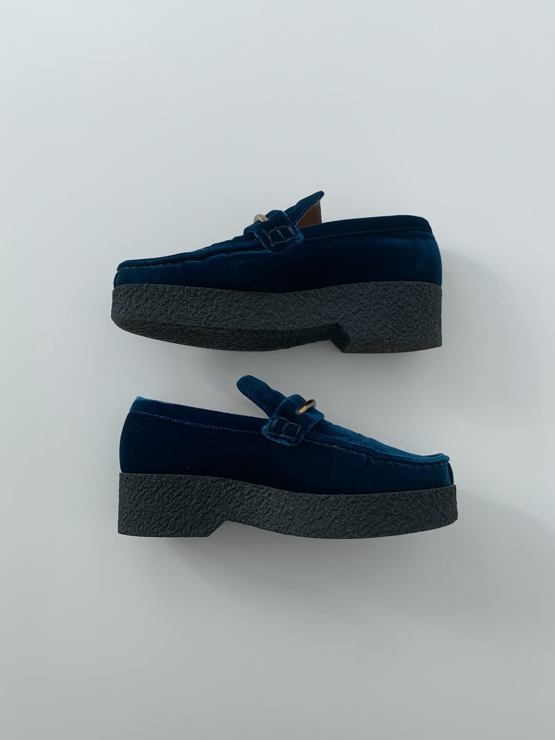 Velour Flatform Loafer 상품이미지6