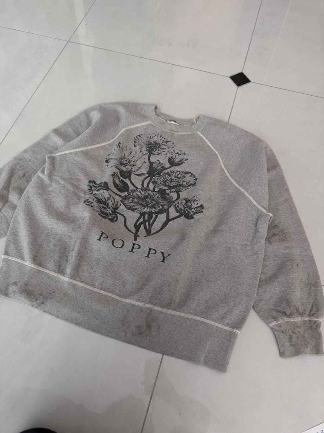 POPPY CREW NECK  포피 크루넥 스웨트 상품이미지1