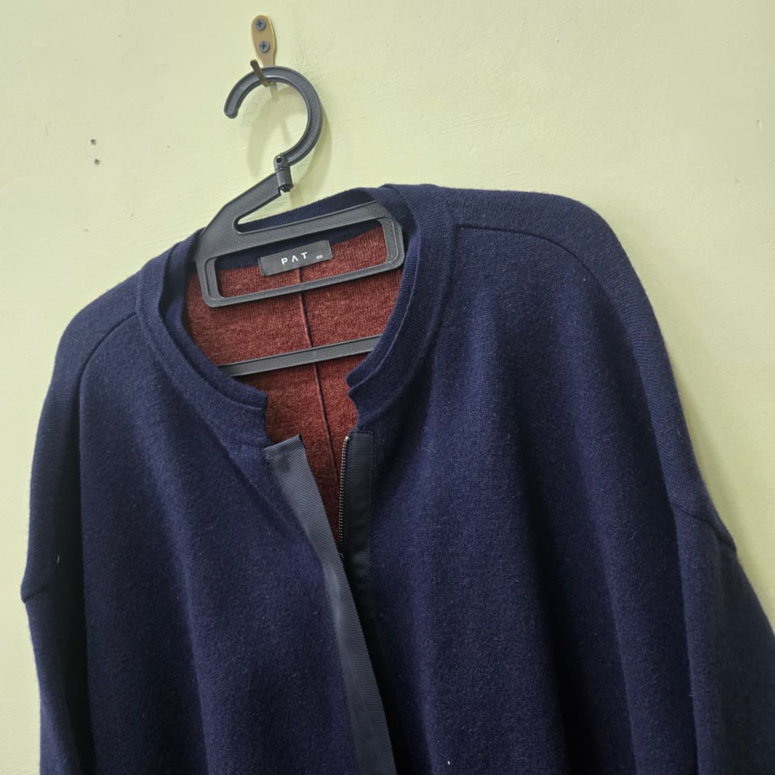 PAT 울 혼방 노카라 코트 상품이미지2