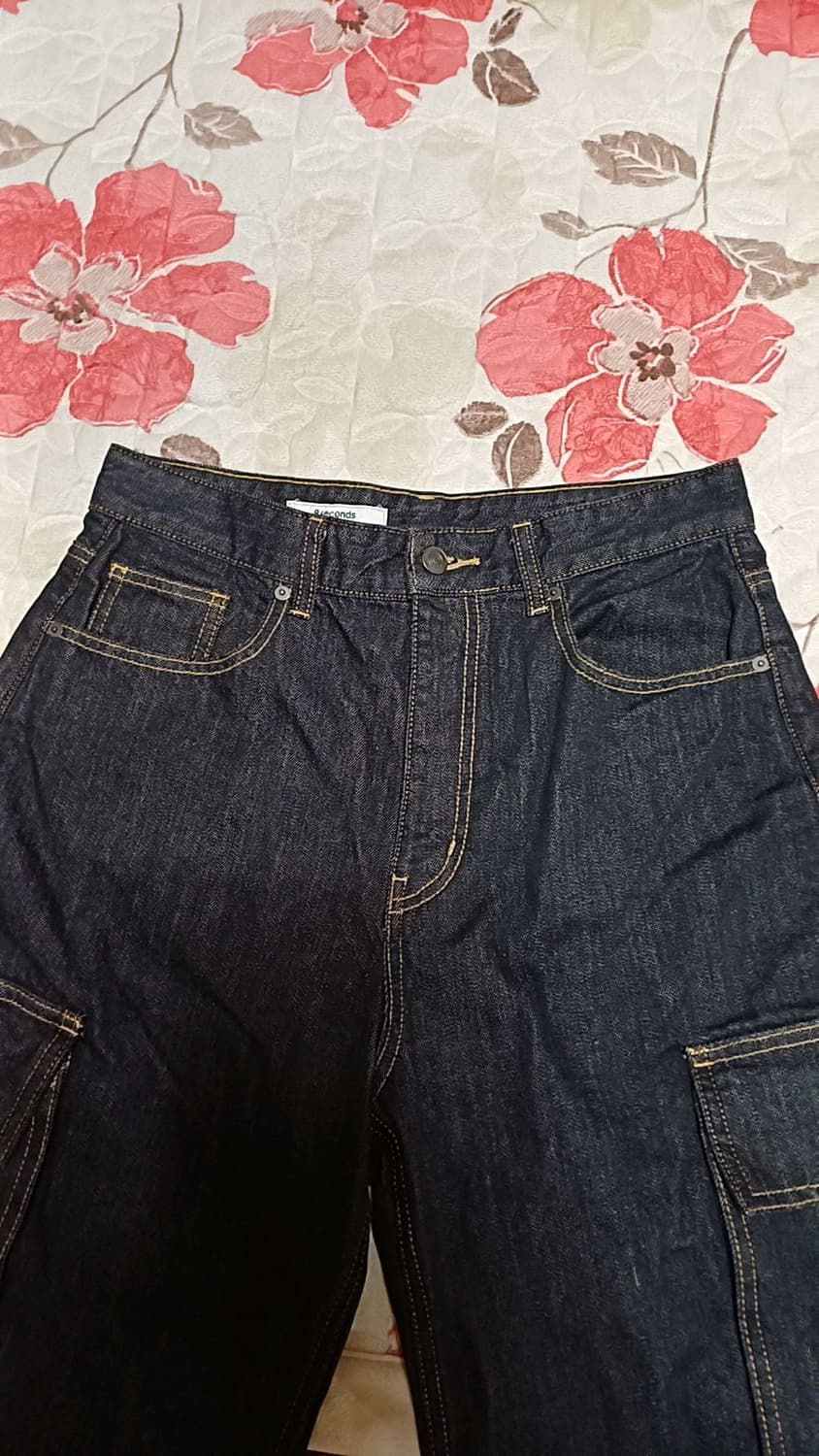 에잇세컨즈 와이드데님 카고팬츠 여성30인치 기장107 상품이미지4