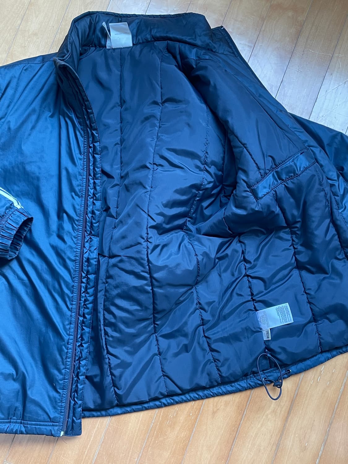 아디다스 네이비 패딩 집업 점퍼 상품이미지5