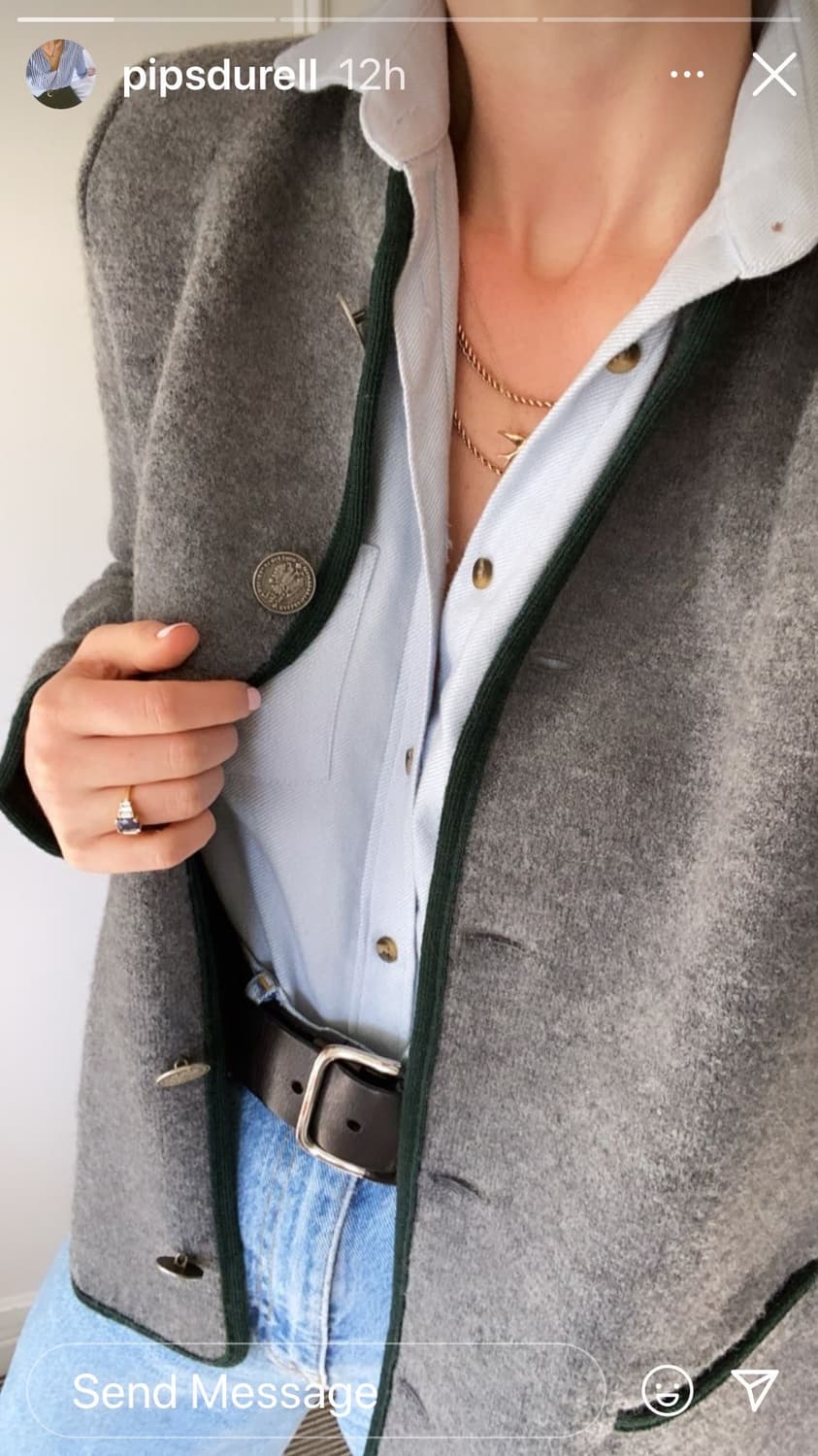 유럽빈티지자켓ㅡ압축울자켓겸 코트(드라이완료) 상품이미지8