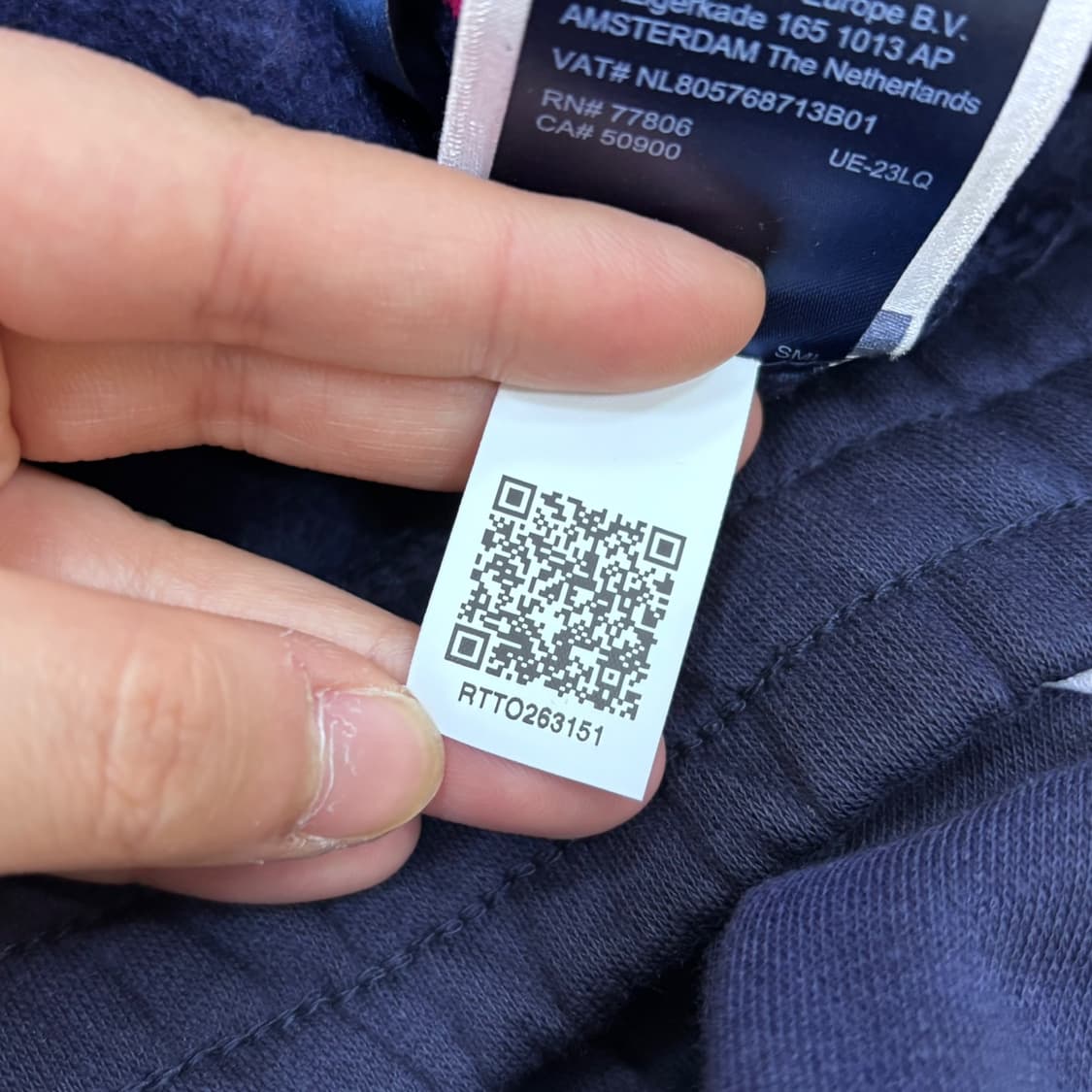 L 타미힐피거 빈티지 크롭 자켓 0423E 상품이미지5