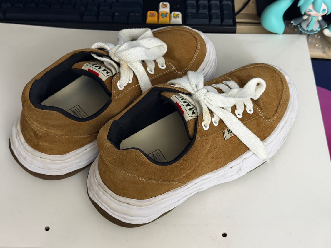 급처 미하라 야스히로 올리버 스웨이드 브라운 카멜 eu 42 상품이미지3