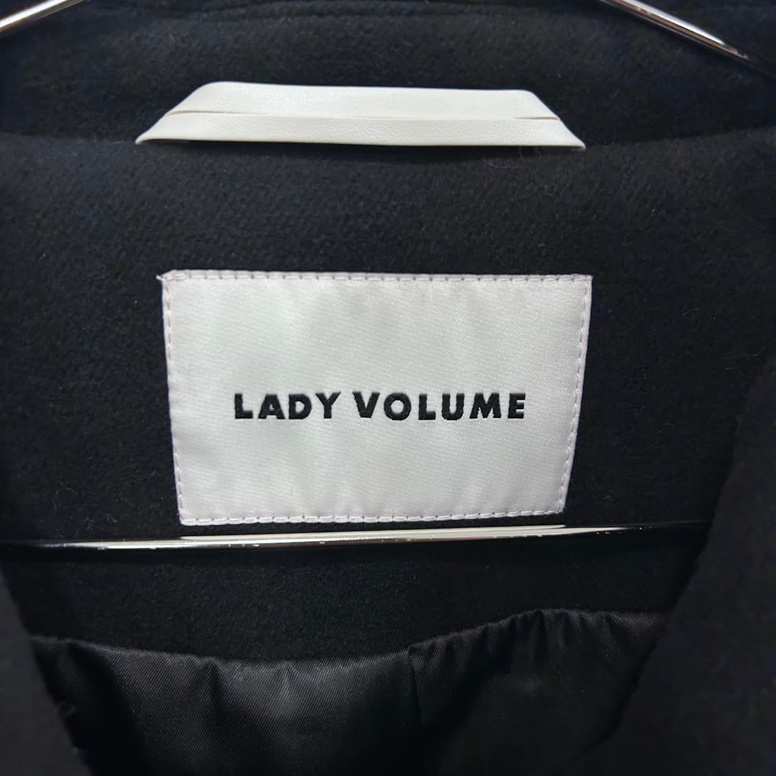 LDVM 여성 레더와펜 오버핏 카라 울 블루종 상품이미지3