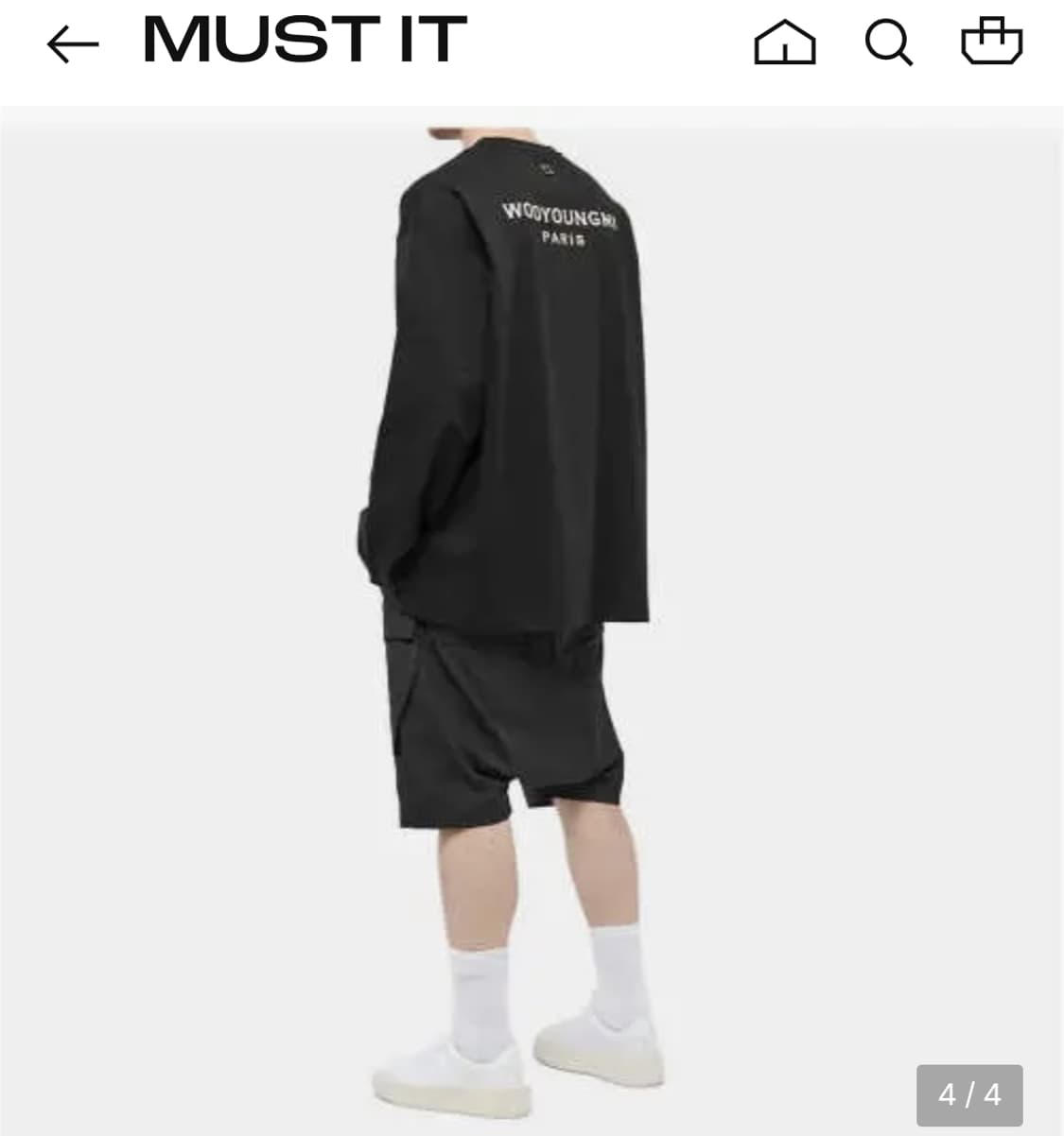 새상품 우영미 오버 티셔츠 50우영미 오버 티셔츠  상품이미지2