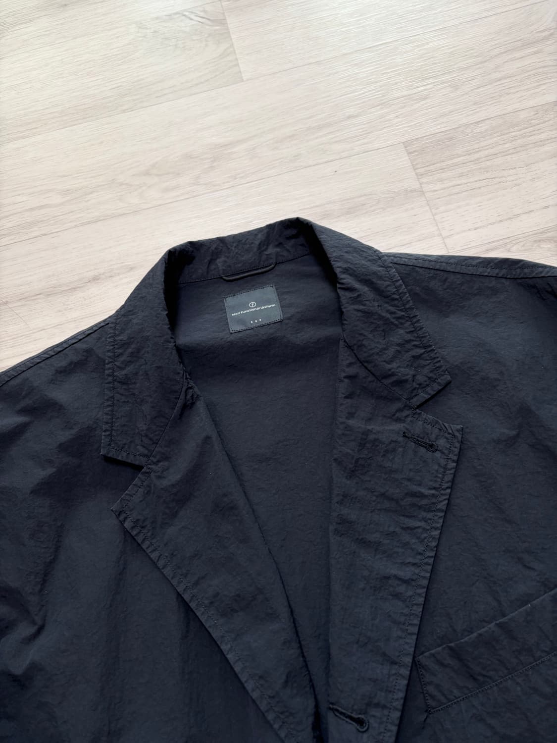 모이프 20SS 유니폼 셋업 블랙 상하의 3/2 사이즈 판매 상품이미지2