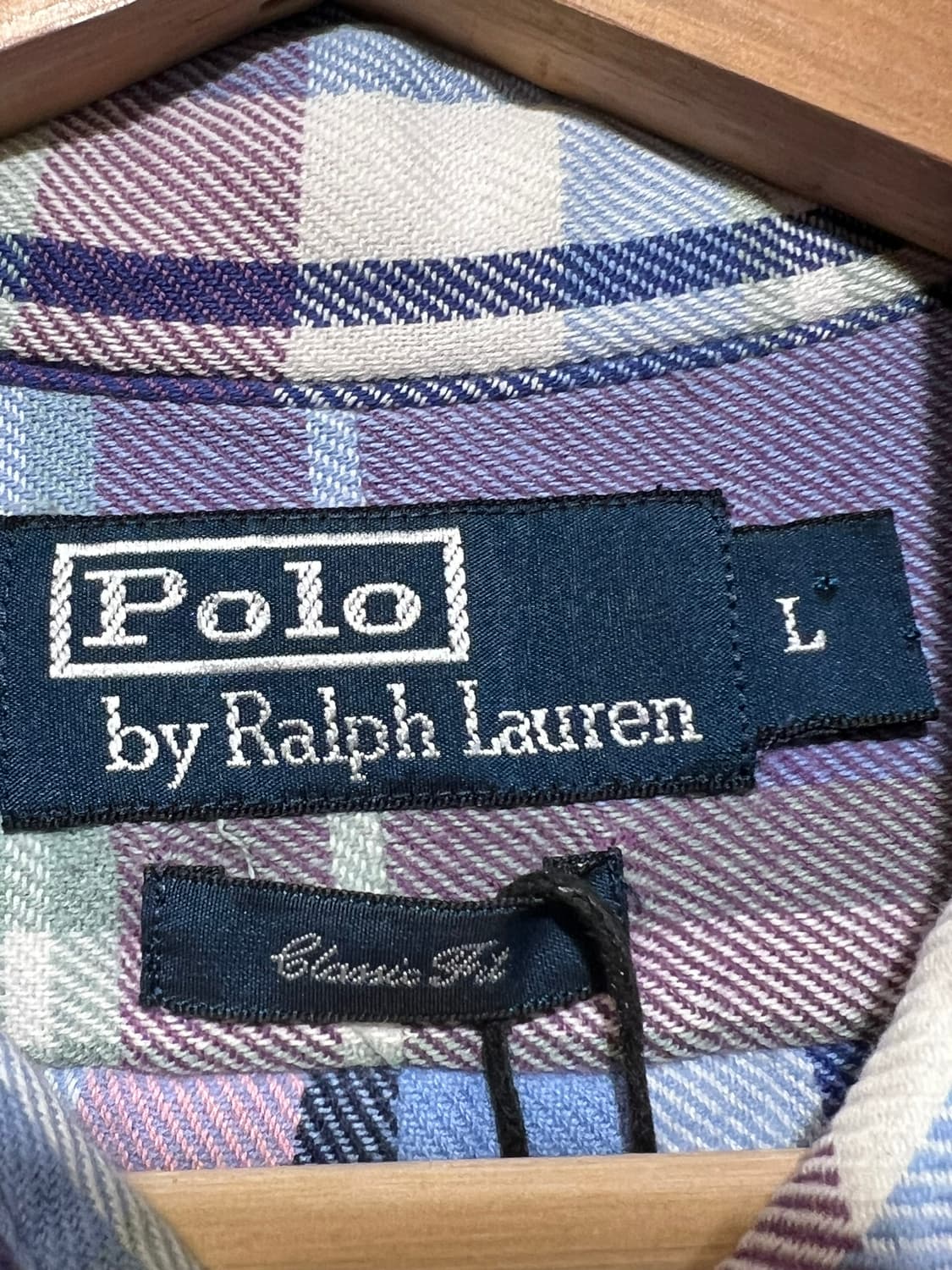 [L] 폴로 랄프로렌 클래식핏 플란넬 셔츠 상품이미지6