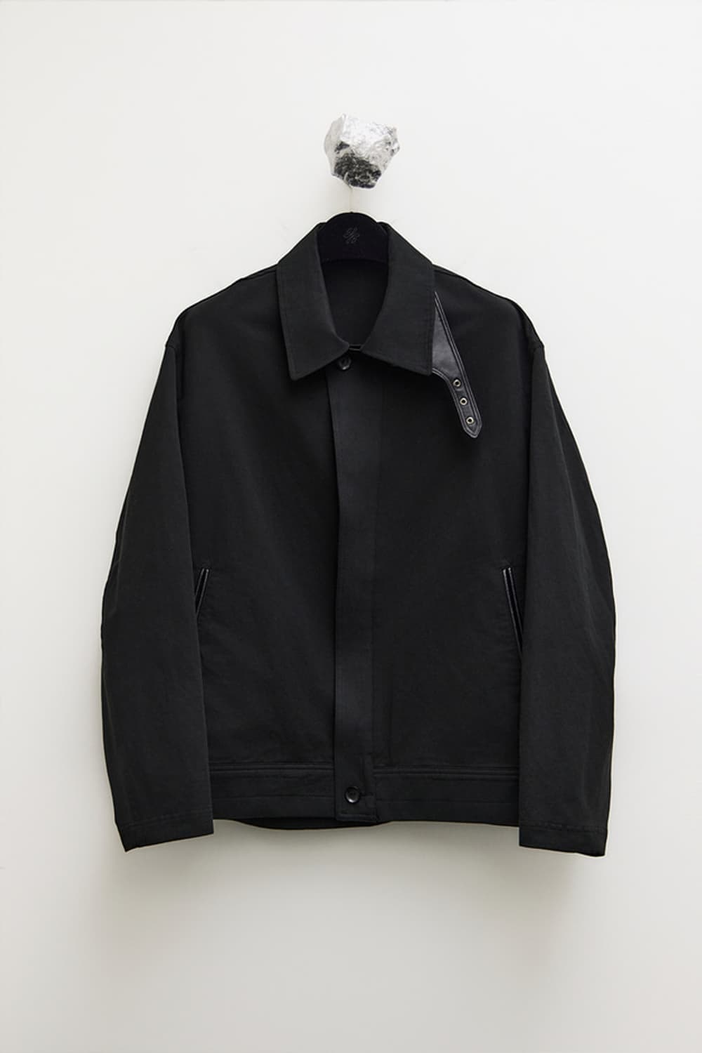 유스 Leather Trim Cotton Jacket 상품이미지1
