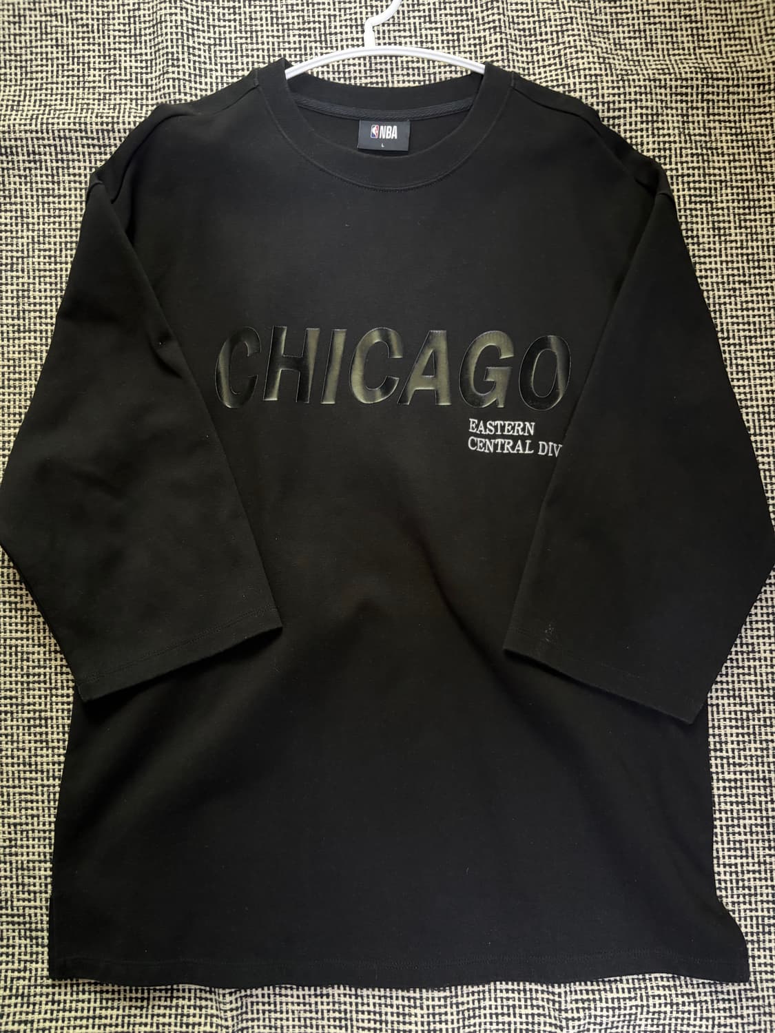 NBA 시카고불스 오버핏 7부 반팔 티셔츠 L 상품이미지1