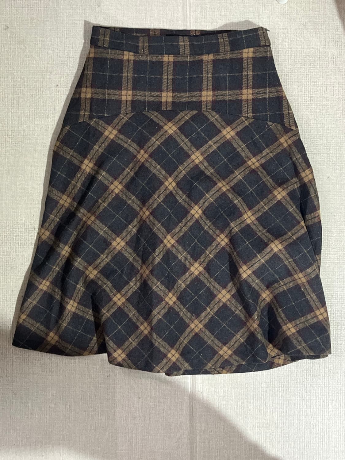 체크패턴 스커트 상품이미지1