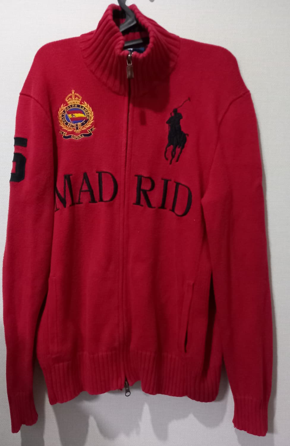 폴로 POLO 빅포니 마드리드 니트 집업 95/M 상품이미지1