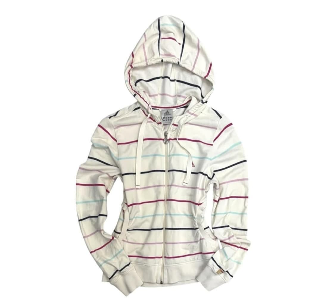 아디다스 스트라이프 후드집업 상품이미지1