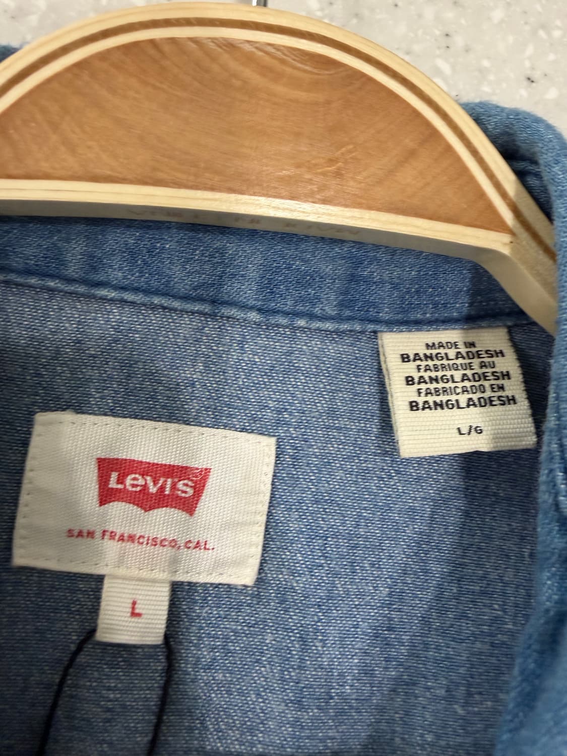 210. 리바이스 데님셔츠 청셔츠 상품이미지2