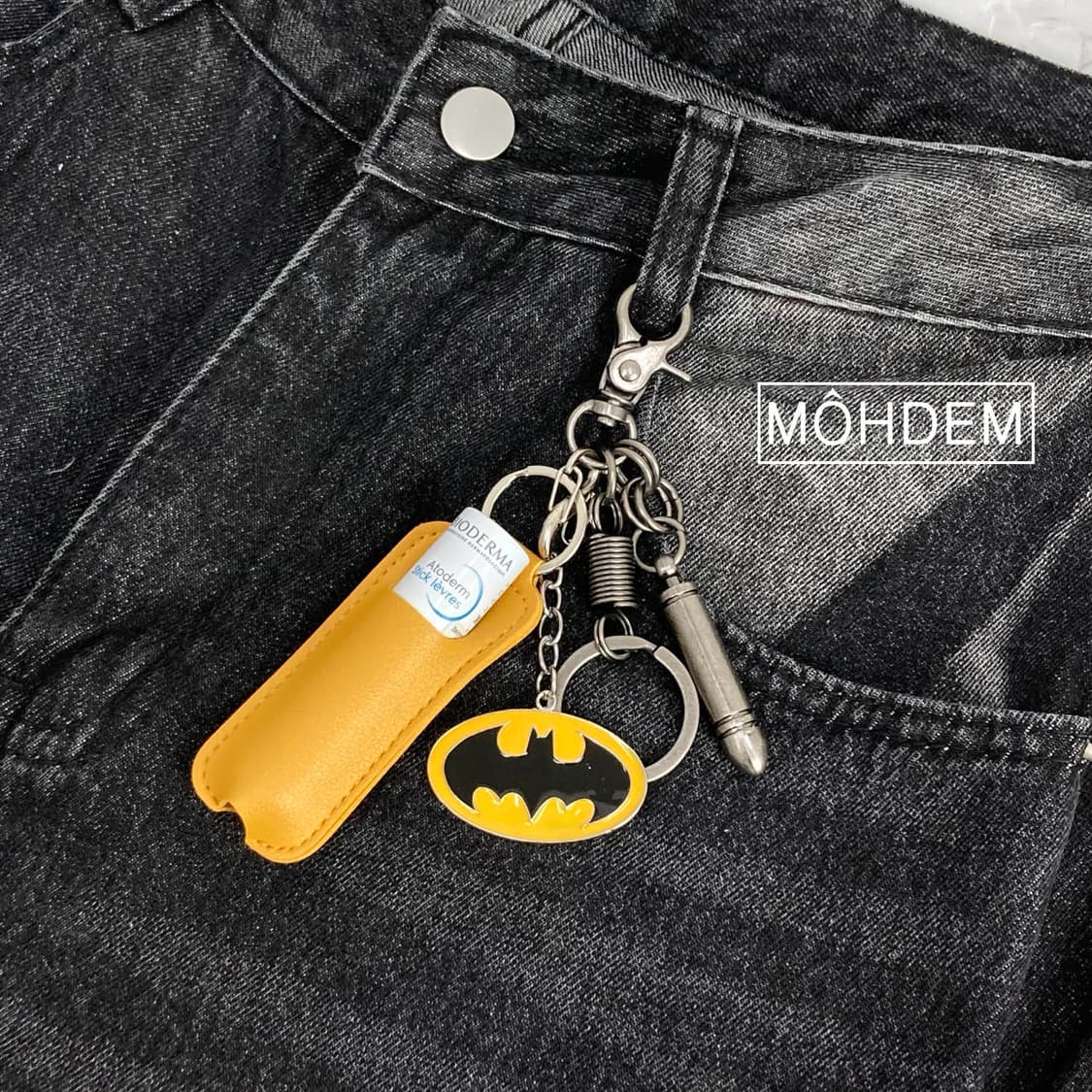 [Unisex] 베트맨 립밤 키링 열쇠고리 상품이미지1
