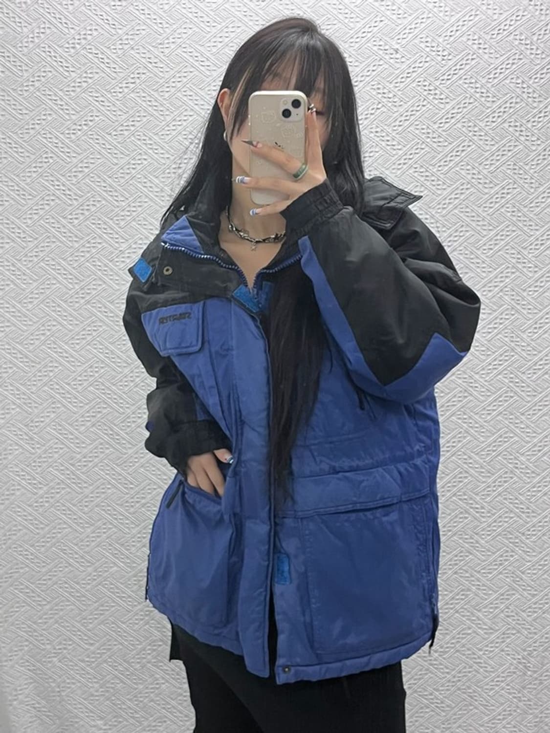 스타터 올드스쿨 레트로 멀티포켓 트러커 패딩 100 C07611 상품이미지2