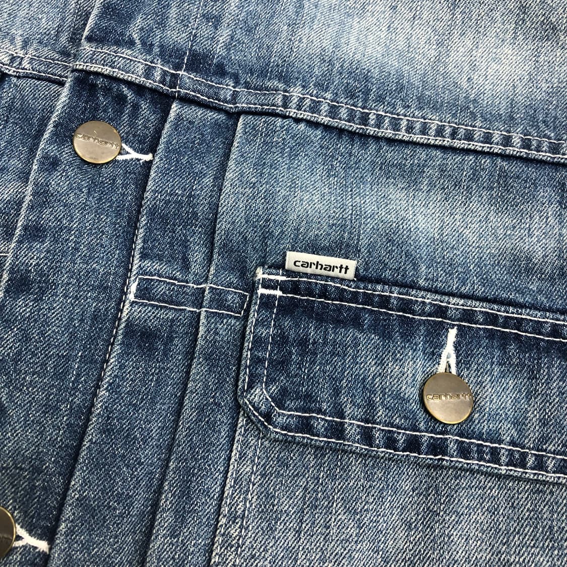 칼하트 워싱 데님 자켓 상품이미지3