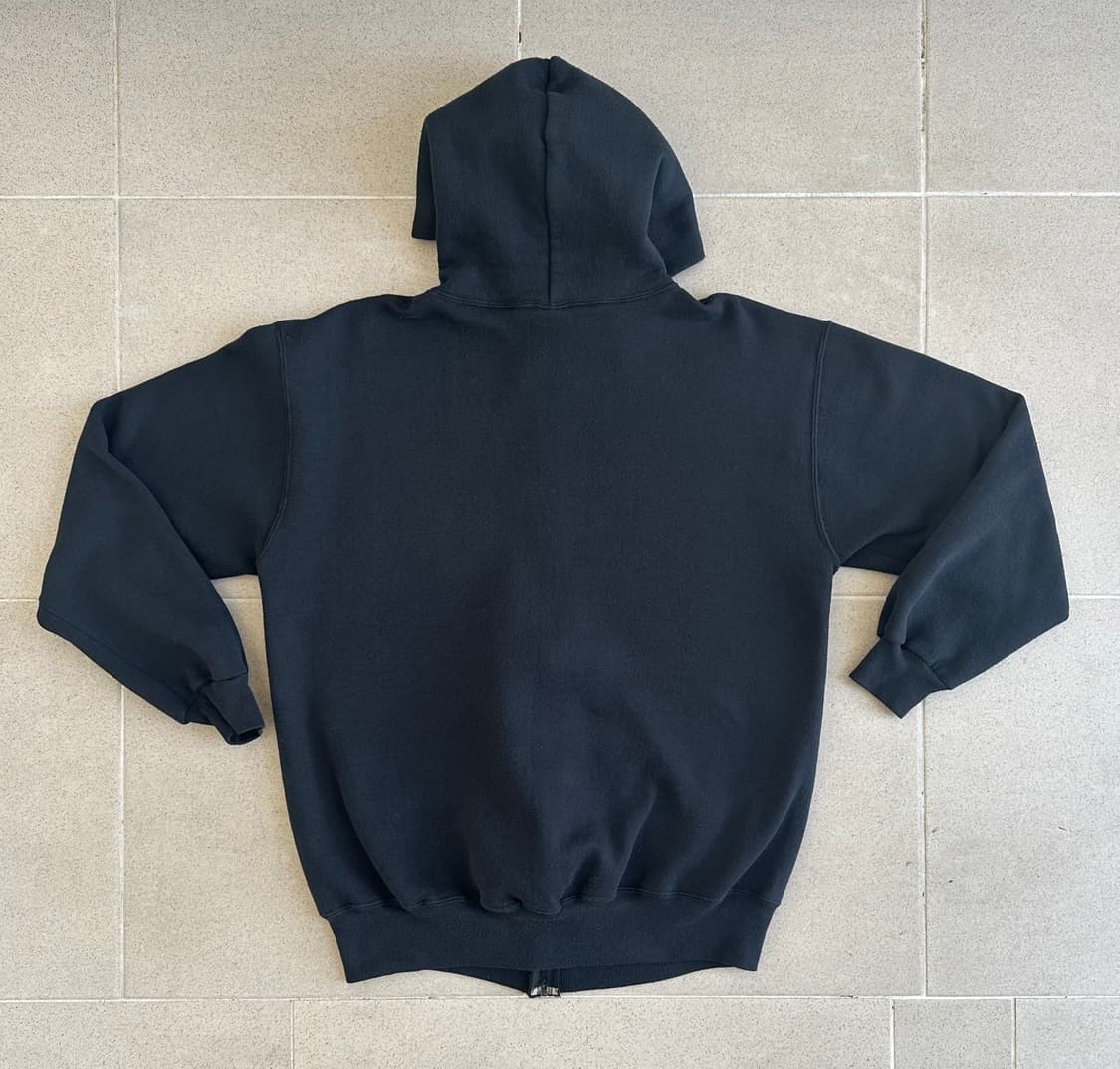 90s 빈티지 러셀 후드집업 블랙 XL USA 상품이미지2