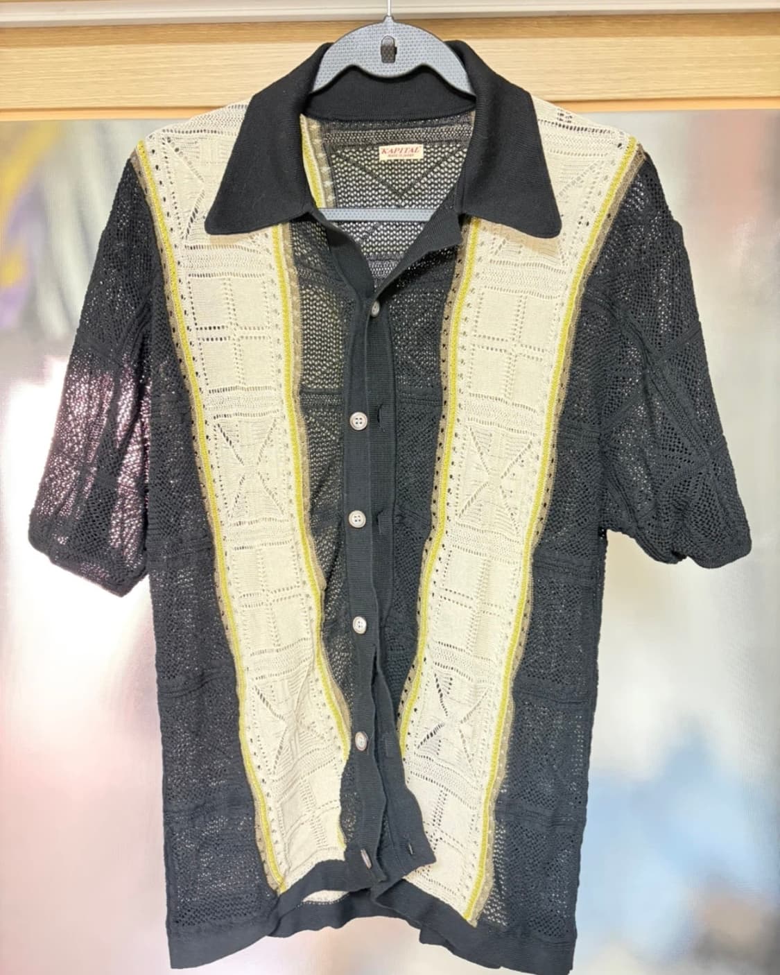 KAPITAL 크로셰 니트 셔츠 상품이미지1