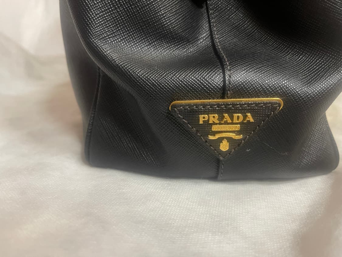 프라다 사피아노 닥터 골드 버클 토드백 상품이미지10