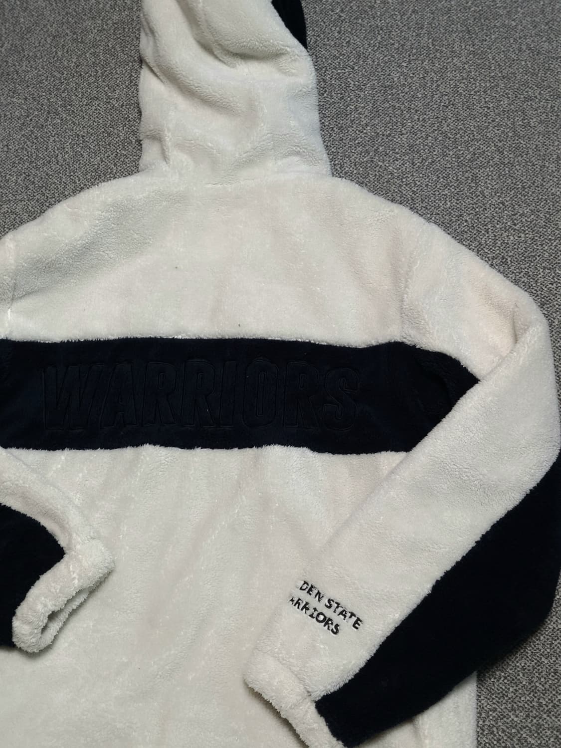 NBA 골든스테이트 워리어스 컬러블럭 롱기장 보아 후드집업  아메리칸 버 상품이미지8