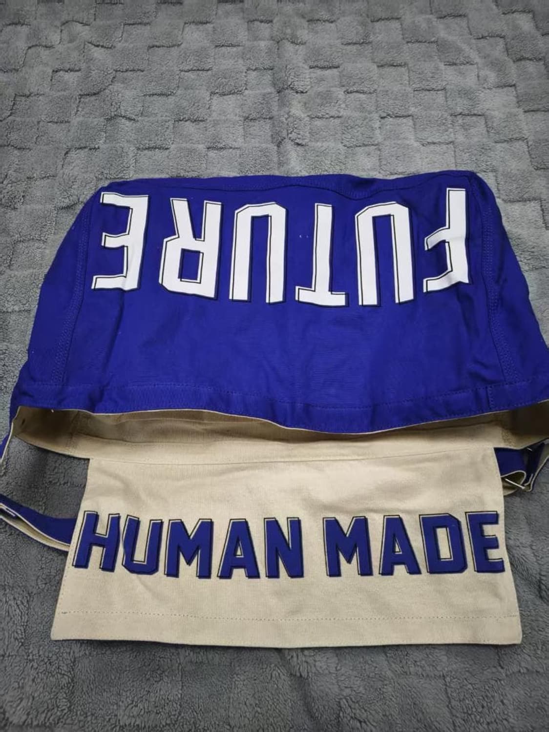 휴먼 메이드 메일 백 라지 블루 상품이미지3