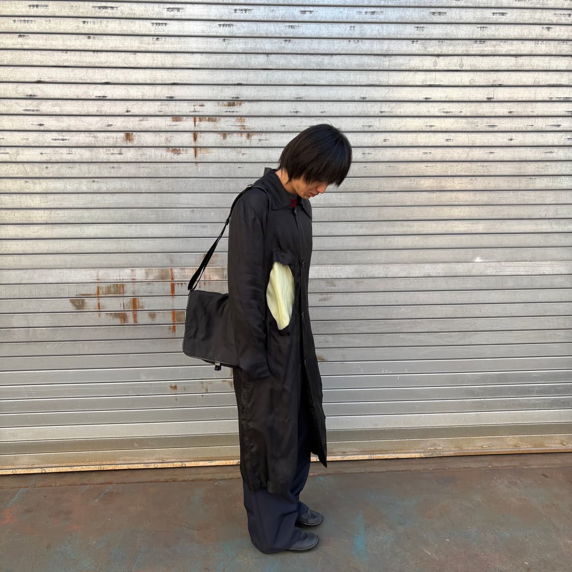 프라다 블랙 나일론 메신저 백 상품이미지3