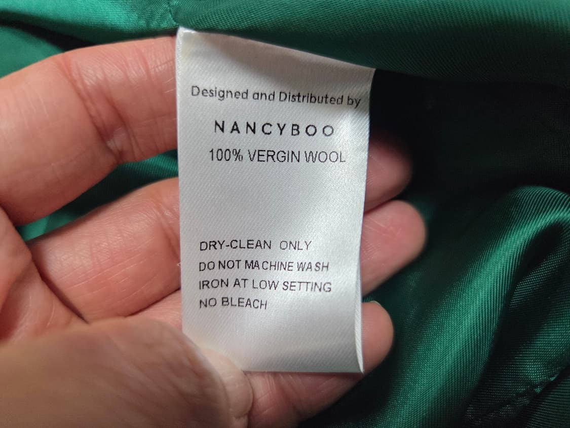 낸시부(NANCYBOO) 싱글 버진울 볼륨코트 55 상품이미지10