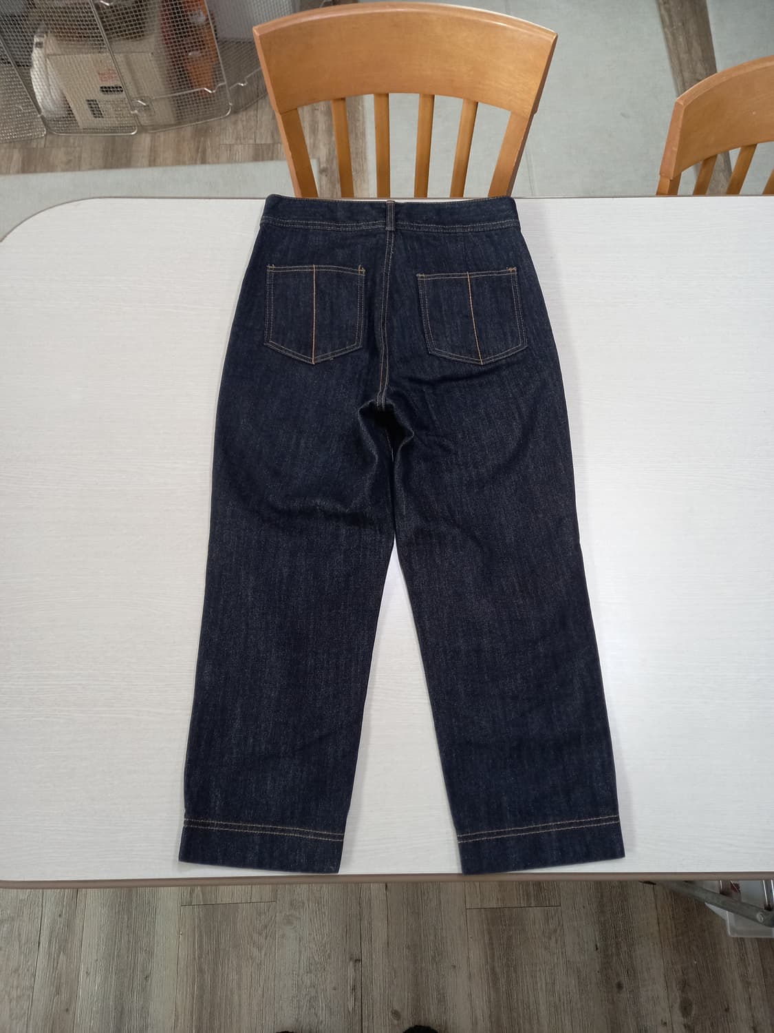 28 J.BASTING Kor 하이웨이스트 테이퍼드 진청 28-912 상품이미지2