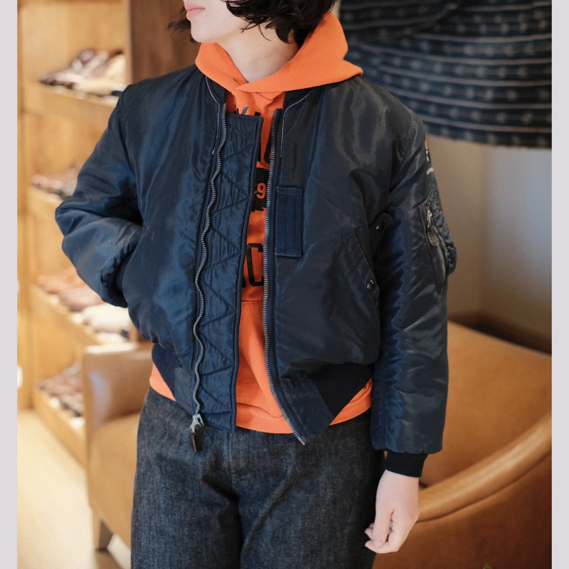 버즈릭슨 B-15c(MOD) 플라이트 자켓 36사이즈 (추천 44-55) 상품이미지4