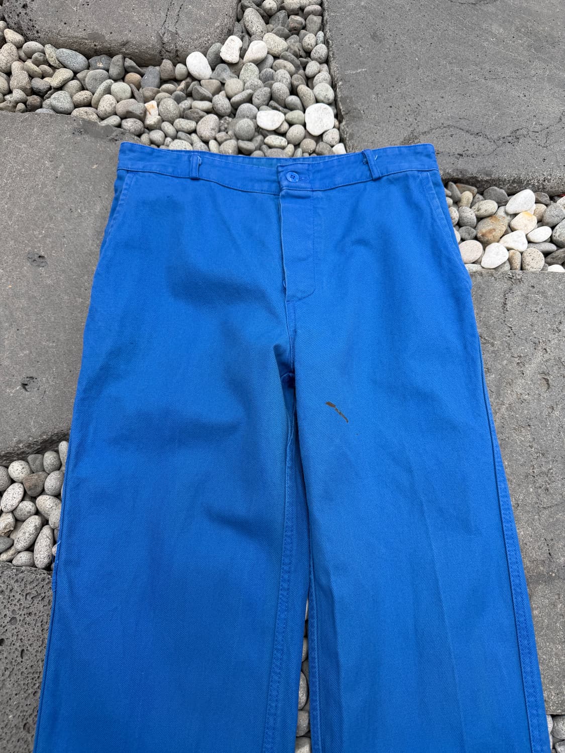 1990s WASHED BLUE FRENCH 빈티지 프렌치워크팬츠 상품이미지3