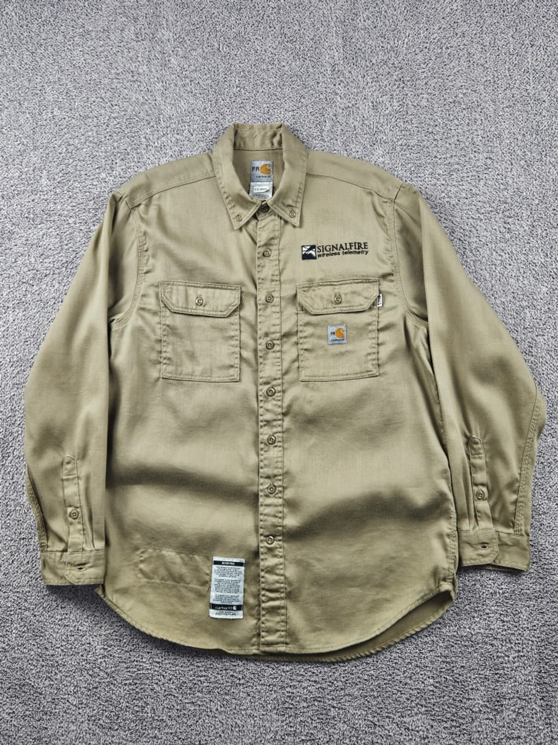 FR 칼하트 파이로세이프 포켓 워크 셔츠 ( L추정 ) / 11285 상품이미지2