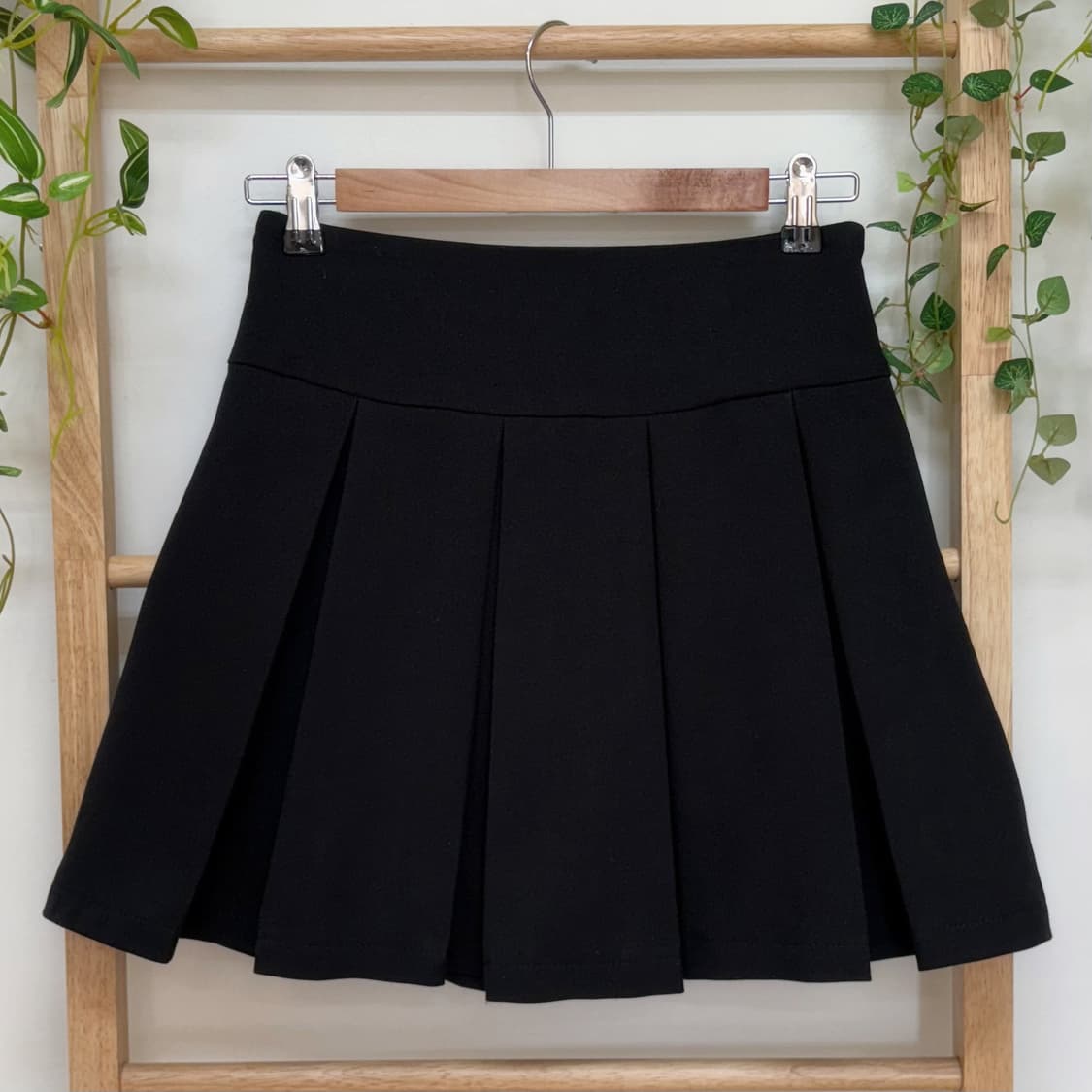 lNGNI 잉그니/ 플리츠스커트 모리걸플리츠스커트 블랙스커트 미니스커트 상품이미지1