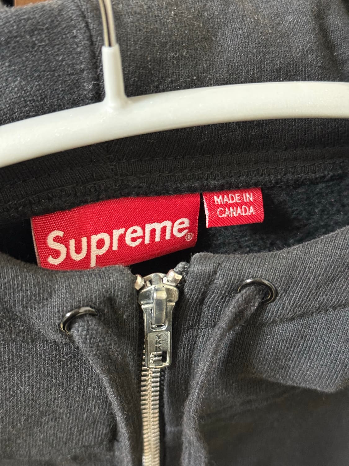 슈프림 스몰 박스로고 후드집업 블랙 L (페이스마스크) 상품이미지2