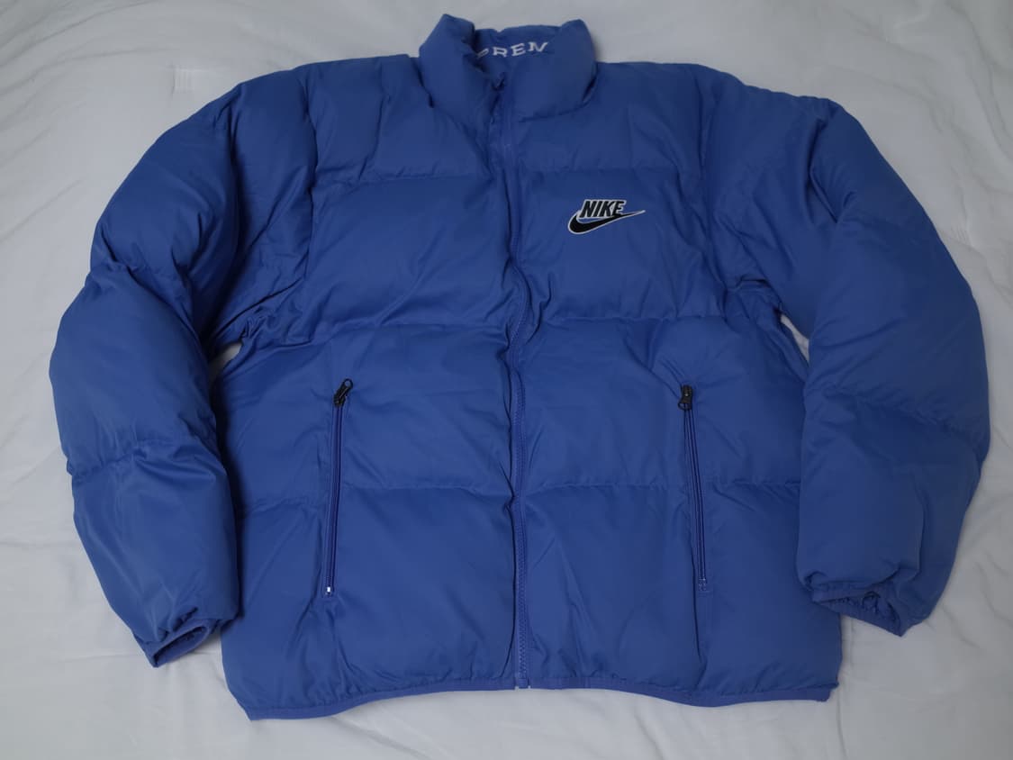 [M] 슈프림 x 나이키 리버시블 퍼피 자켓 블루 상품이미지3