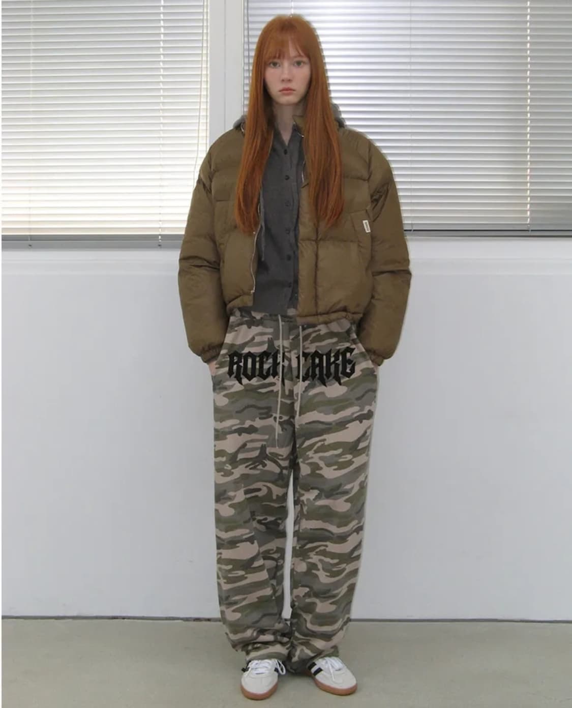락케이크(Rock cake) 카모플라쥬 밴딩 팬츠 M size 상품이미지3