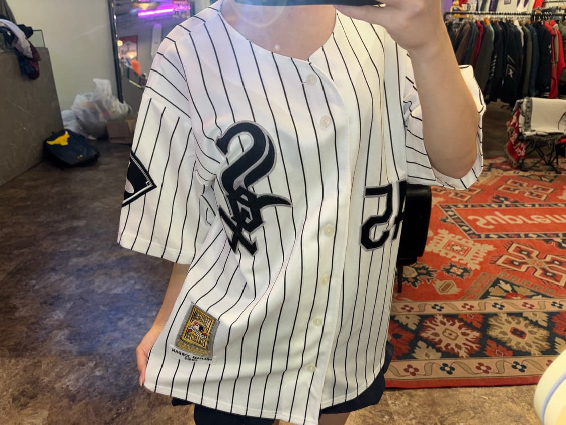Mitchell & Ness 시카고 화이트삭스 마이클 조던 1994 저지 상품이미지2