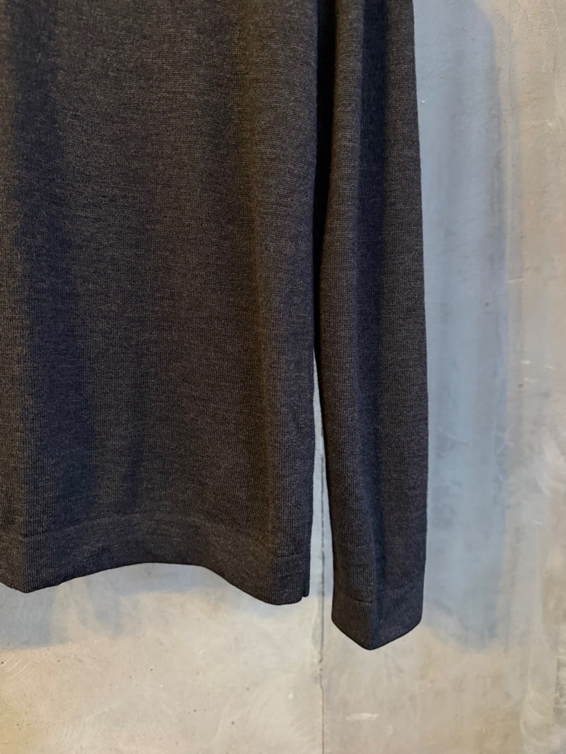 클럽모나코 오픈칼라넥 니트 슬림100 상품이미지5