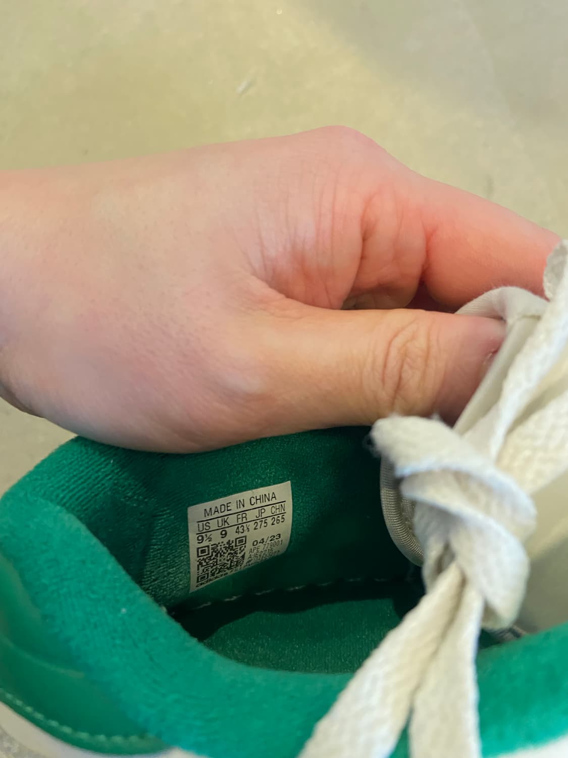 아디다스 라이벌리 로우 클라우드 화이트 그린 상품이미지5