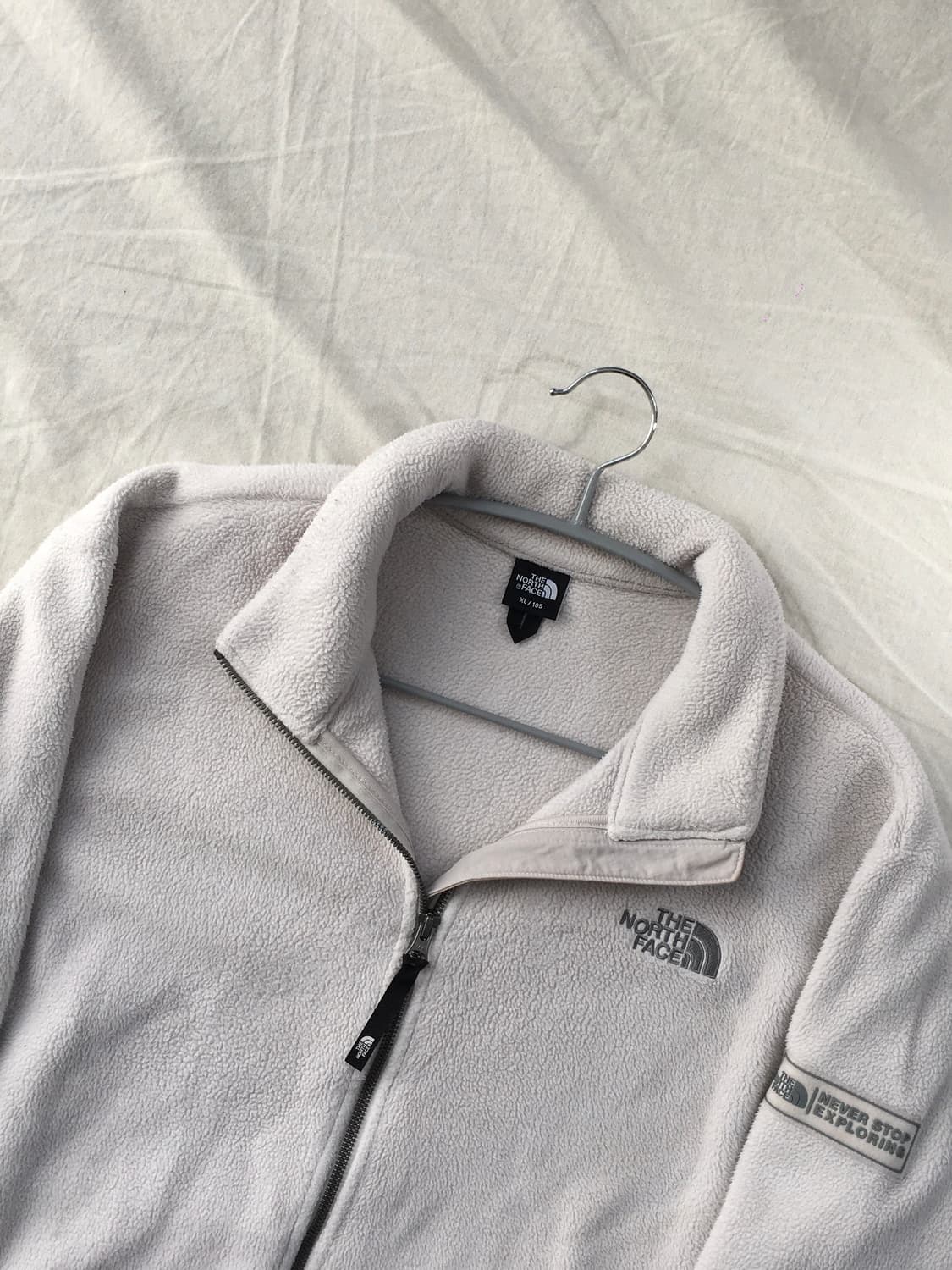 노스페이스 로고 후리스 상품이미지4