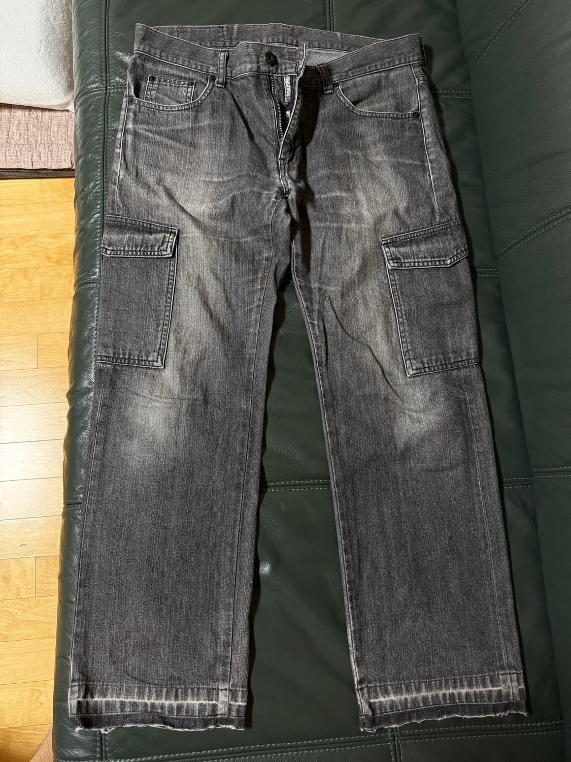 네이버 후드 데님 팬츠 상품이미지1