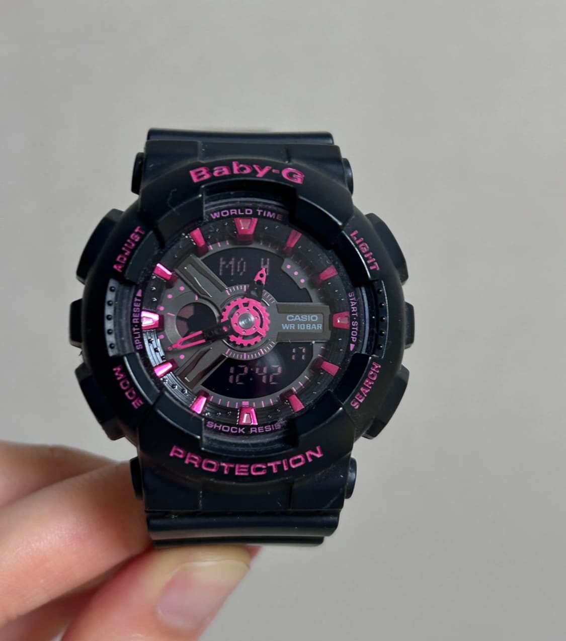 카시오 베이비지 지샥 시계 핑크 상품이미지1