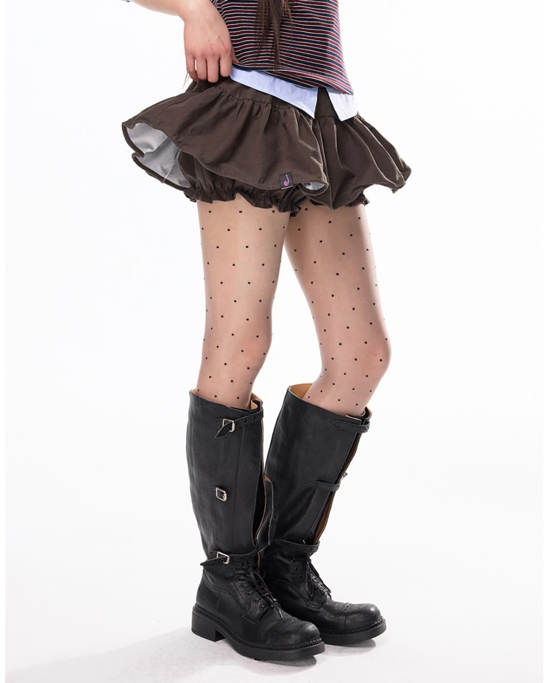 JIKOO Ballet Flower Pleats Skirt 상품이미지3